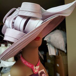 New lavender fashionable hat